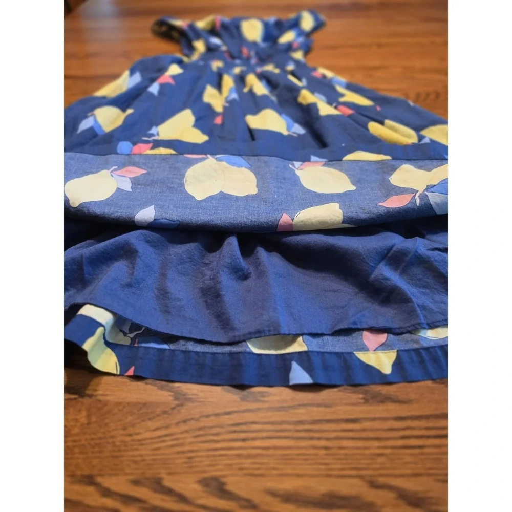 Kate Spade New York Lemon Zest Blaire Dress Womens Size US 0 Navy Blue MSRP $229